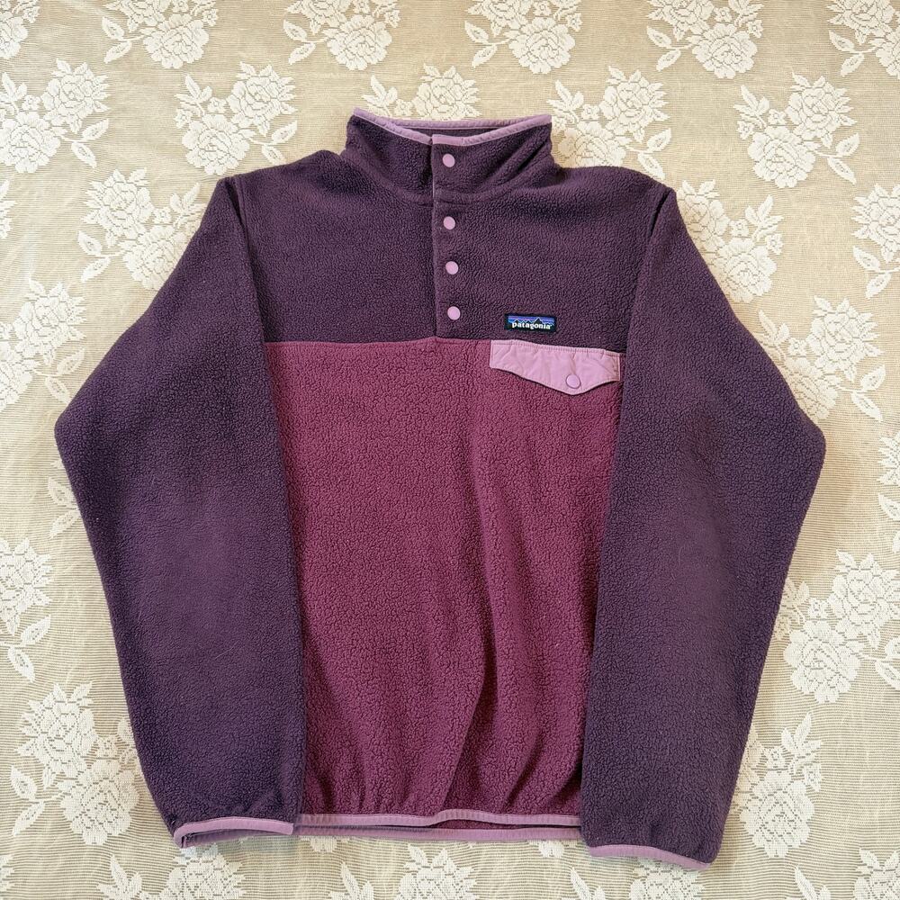 Patagonia Synchilla Snap-T Fleece Pullover Purple Size S